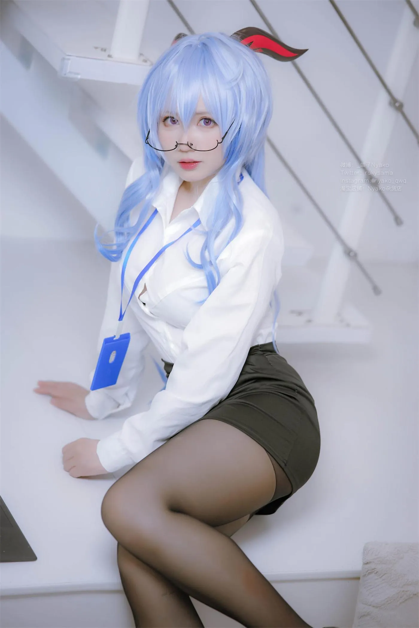 Nyako喵子 – NO.43 原神甘雨OL [79P]插图